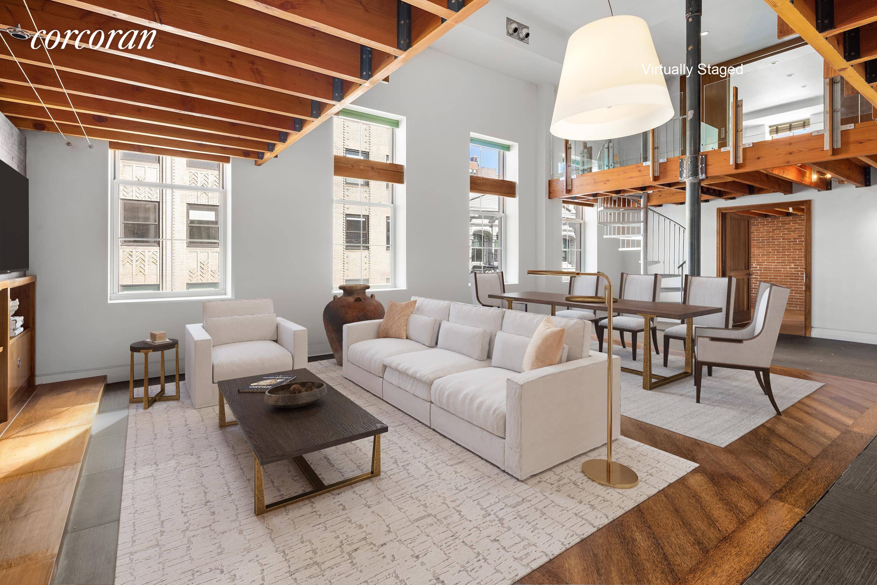 Rare opportunity to buy in an authentic cast iron 1915 loft building in the heart of Tribeca !