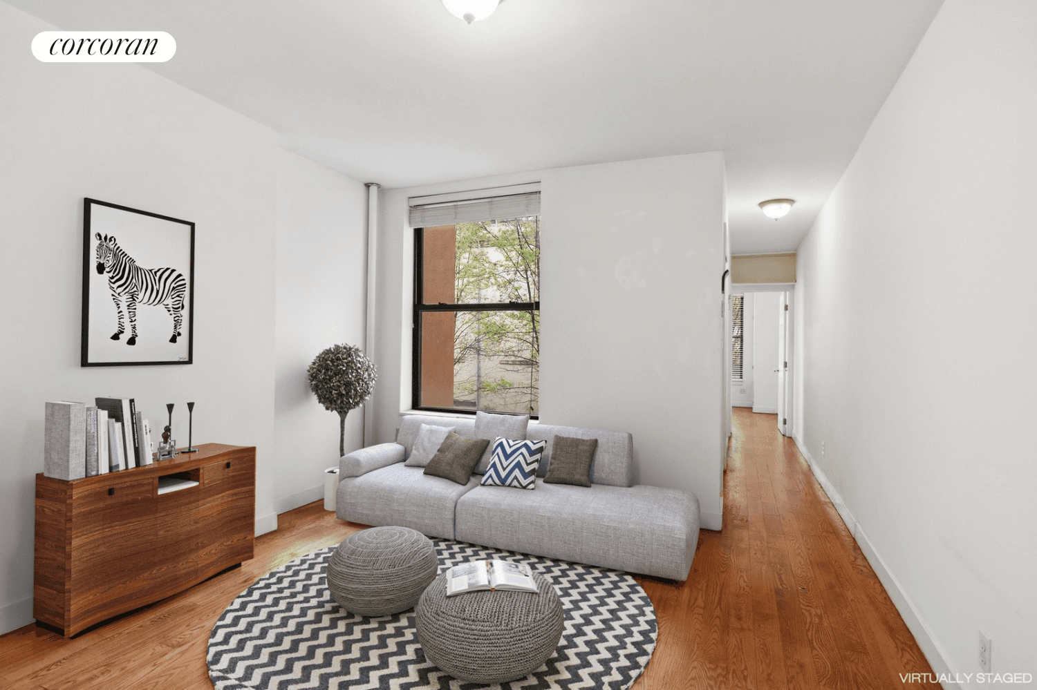 This charming one bedroom apartment with bright western and northern exposures is an opportunity to either invest or live in the vibrant neighborhood of South Harlem.