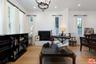 Living room area fireplace
