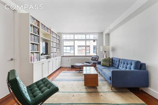 Live luxuriously. Introducing a true two bedroom, two full bath apartment with winged bedrooms in the Nexus, a full service boutique condo in the center of Dumbo.