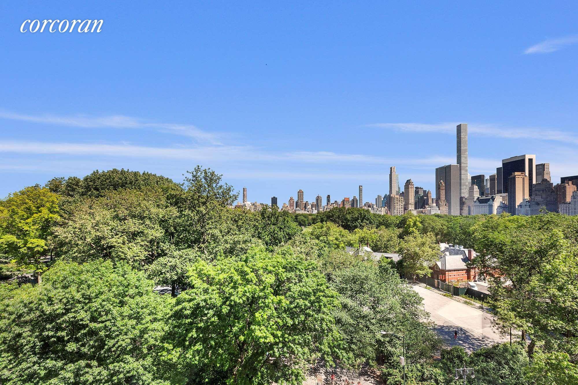 This gracious residence has Stunning Central Park and Central Park South views, a grand layout and on one of New York Citys most iconic streets.