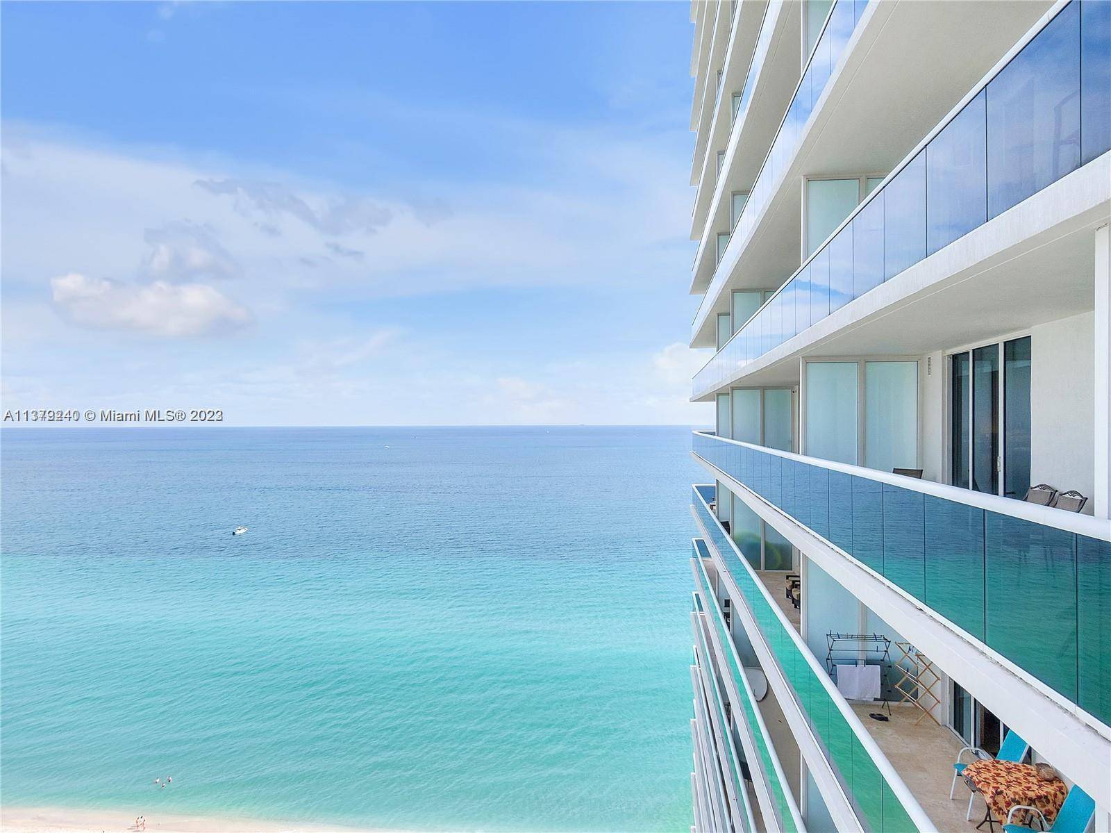 Beautiful fully furnished model with spectacular ocean and Intracoastal views.