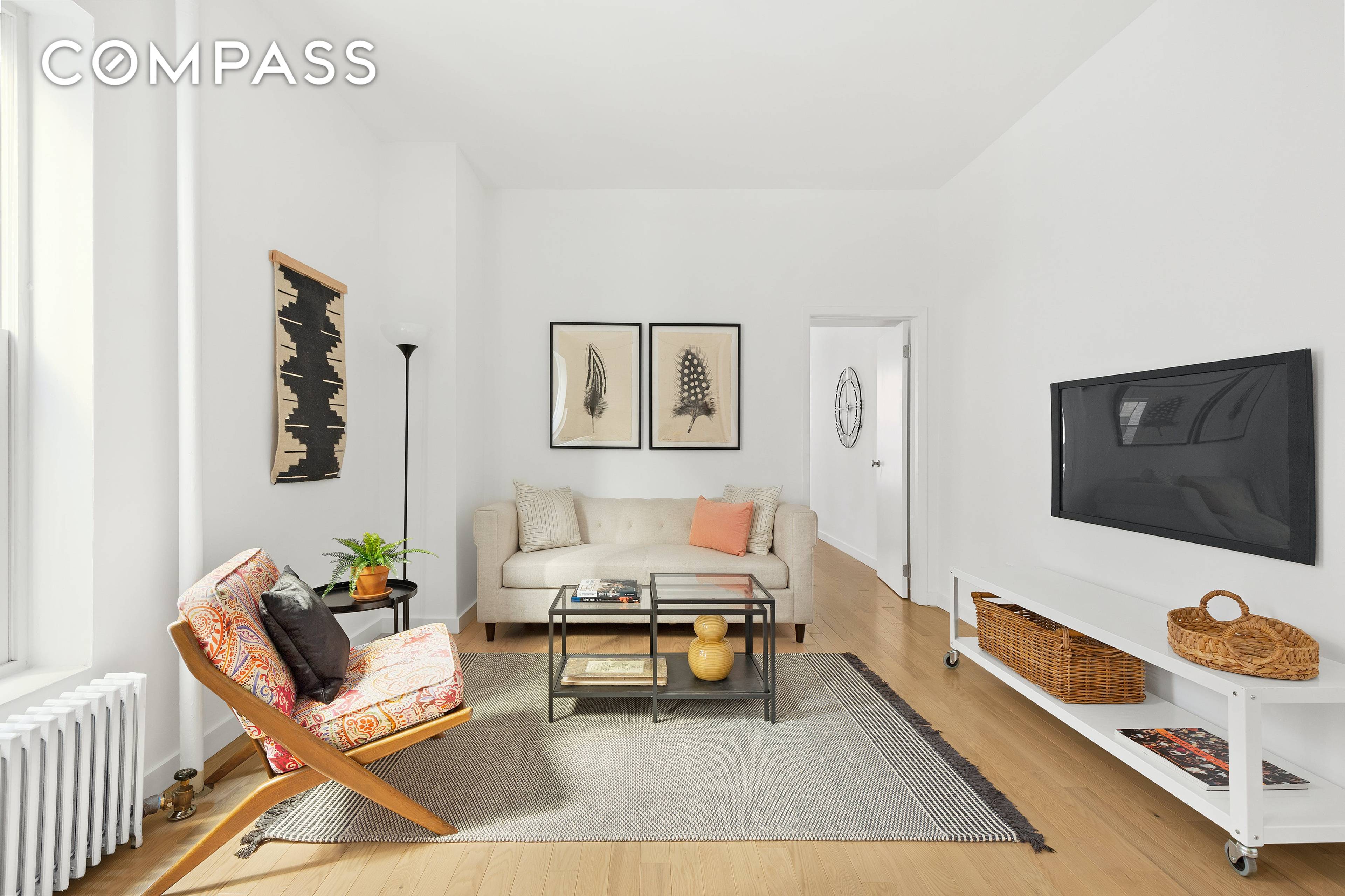Come home to this newly renovated lofty, modern, and spacious one bed apartment just one block from Prospect Park !