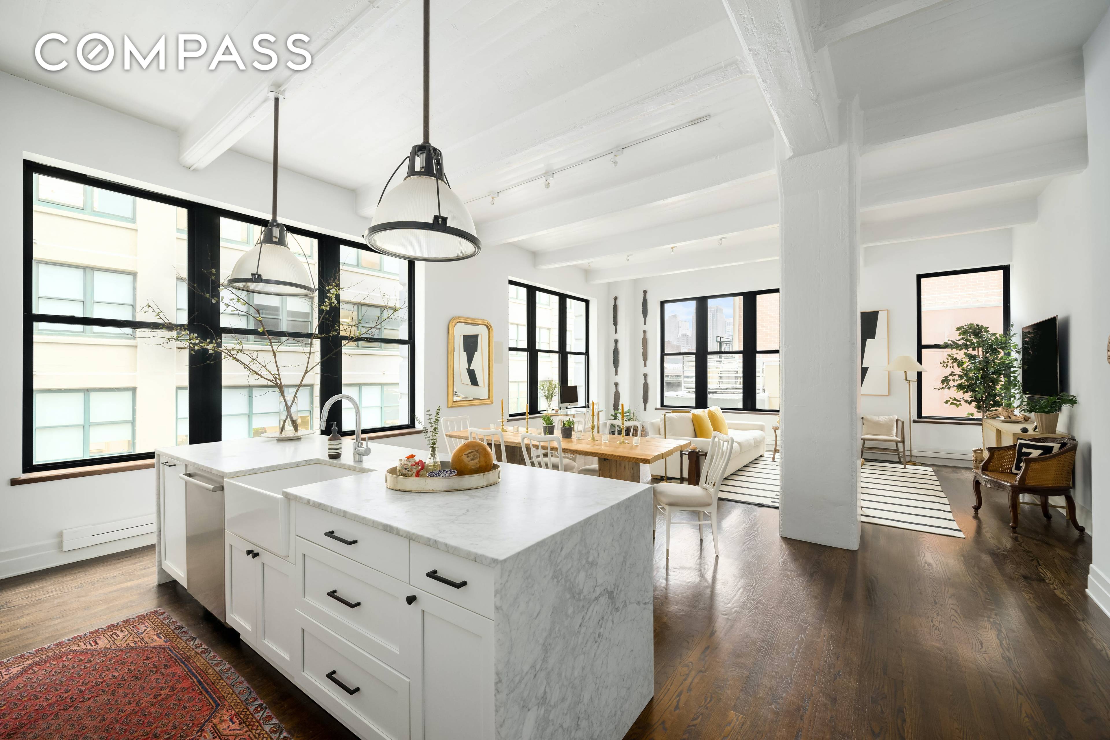 The epitome of Brooklyn loft living in the heart of DUMBO.