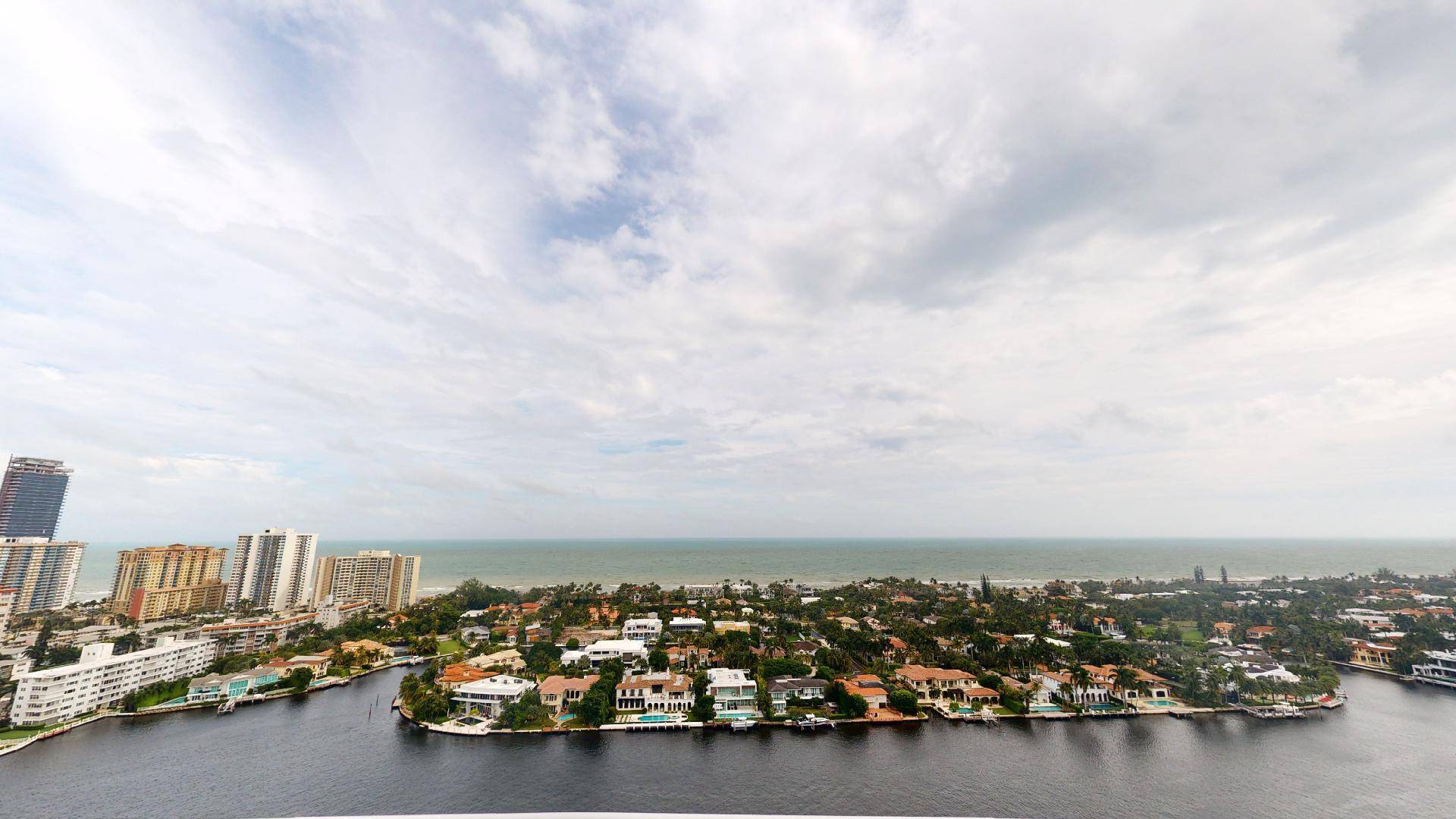 Enjoy condo living at its finest with spectacular panoramic ocean, intracoastal, and city views as an abundance of natural light flows through the plentiful glassed areas.