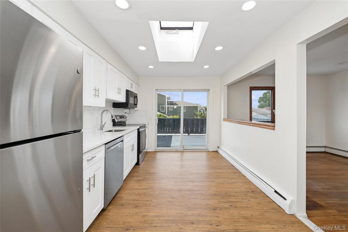 Leading to outdoor deck