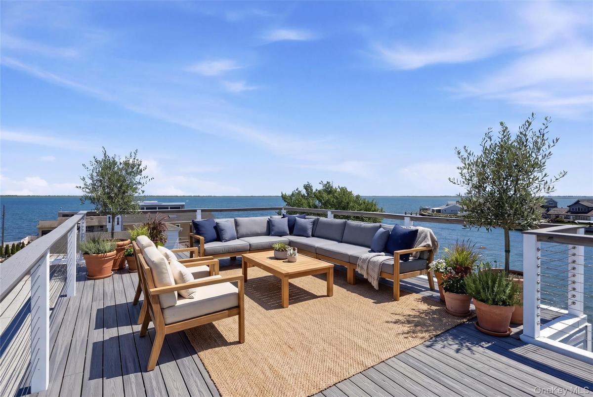 Virtually Staged Roof Top Deck