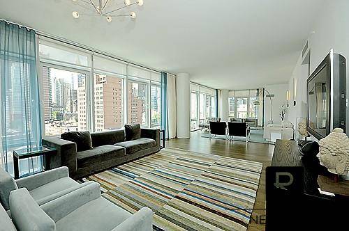 Unique luxury condo with 2, 313 SF of interior space and two balconies.