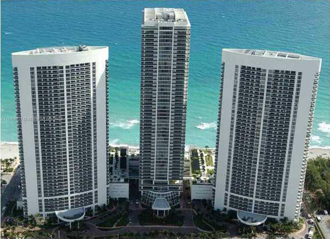 Fantastic View from 41 floor balconies on the Ocean and Intercoast of this gorgeous 2 bed 2 bath apt located in an Ocean front AAA resort like property with 9 ...