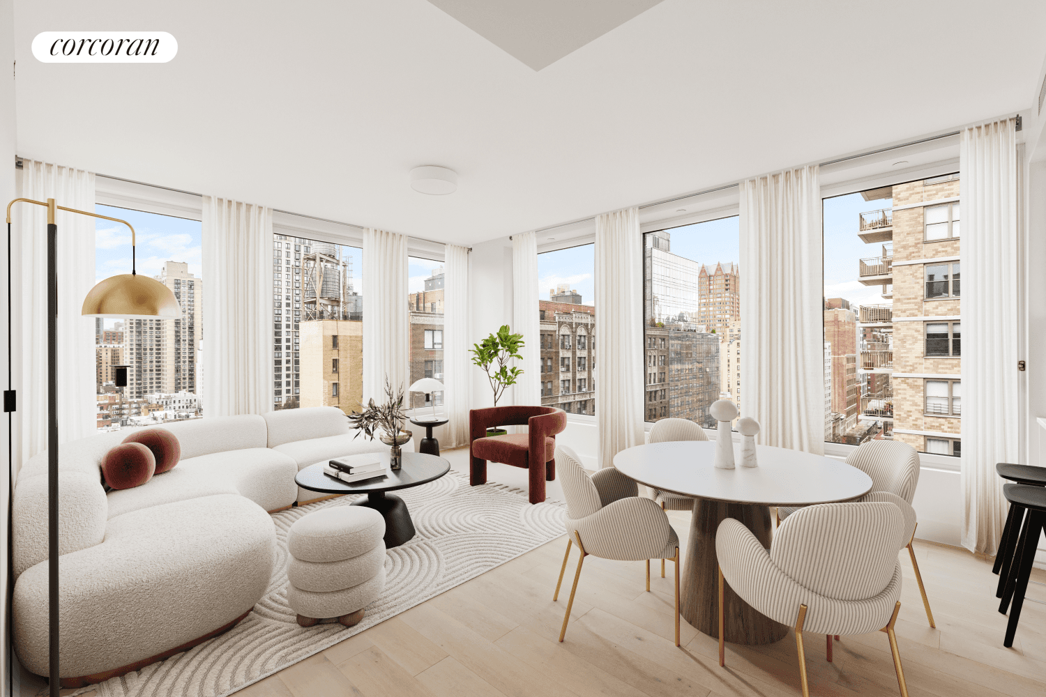 6th Floor at 323 East 79th StreetThree Bedrooms Two Baths Powder Room Private Outdoor Space 1, 856 sqft323 E 79th Street offers a blend of contemporary elegance and modern comfort ...