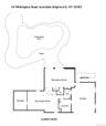Lower level floor plan.