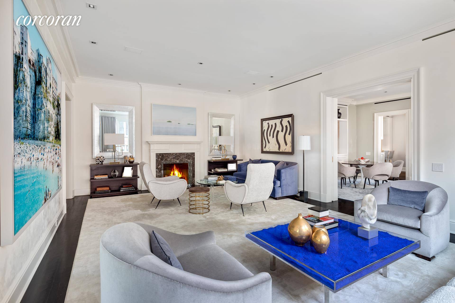 Impeccably renovated and located on the 11th Floor, this gorgeous prewar eight room residence boasts both Central Park and iconic Manhattan skyline views.
