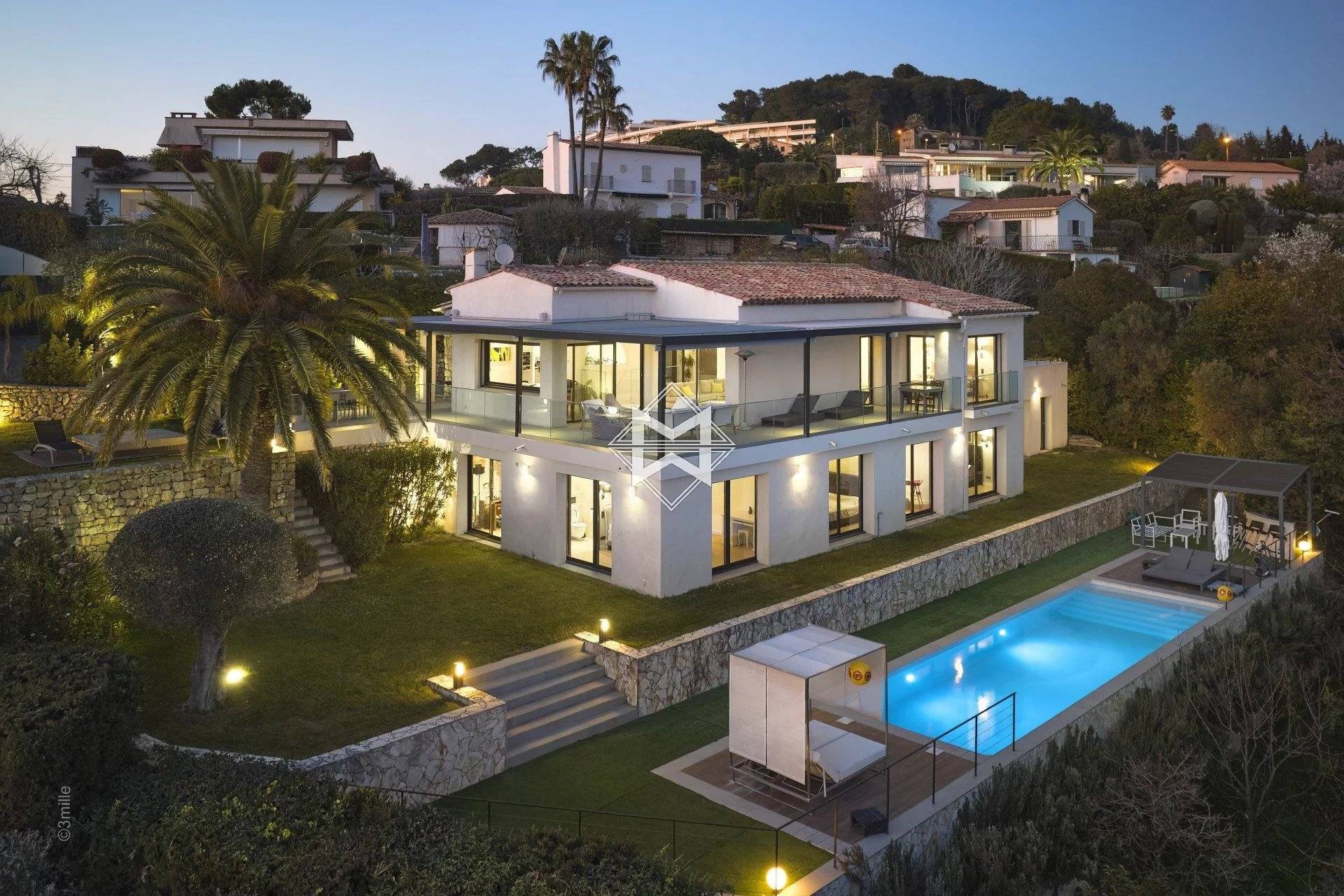 renovated villa with sea view