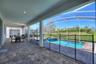 Covered Lani with pool view