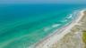 Aerial view of the beach