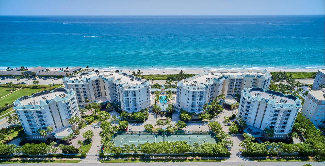 Enjoy the peaceful, tropical setting ocean view from your spacious balcony in Jupiter Ocean Grande which is a very desirable condominium community.