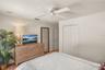 Versatile guest bedroom ideal for family, guests, or a home office