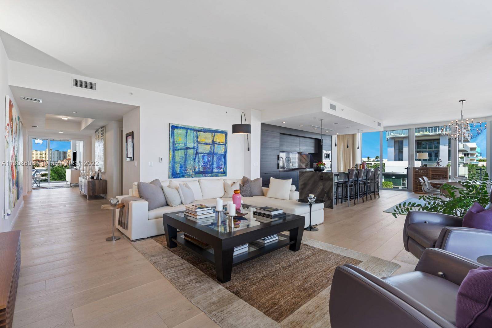 This exclusive residence presents a harmonious fusion of contemporary luxury unbeatable comfort with Italian hardwood floors, a gourmet kitchen adorned with marble accents Wolf appliances and breathtaking views spanning Ocean ...