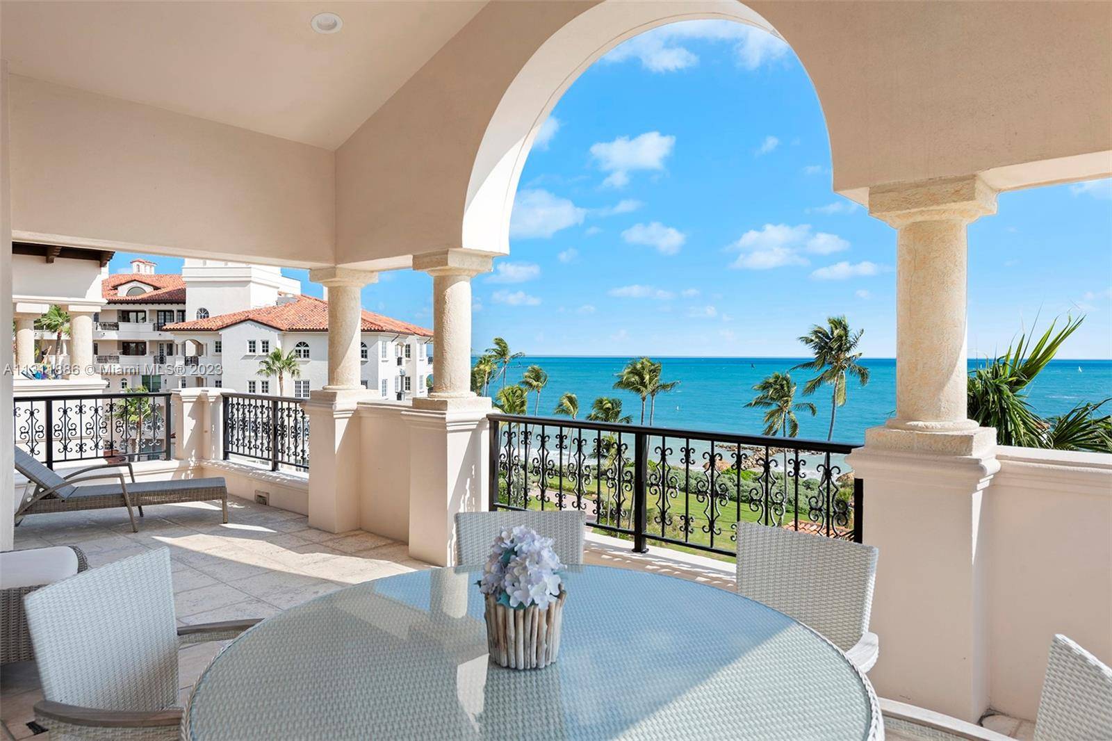 Live the Fisher Island Lifestyle in this beautiful 3 bedroom den, 3 bath Penthouse vacation rental located in Seaside Village on Fisher Island.