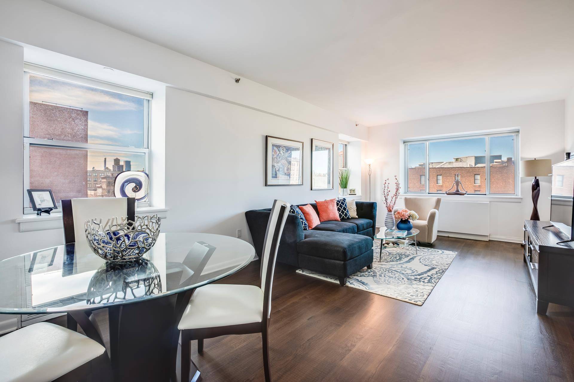 Welcome home to the unusually spacious 4A at the Bridge Condominium in East Harlem.