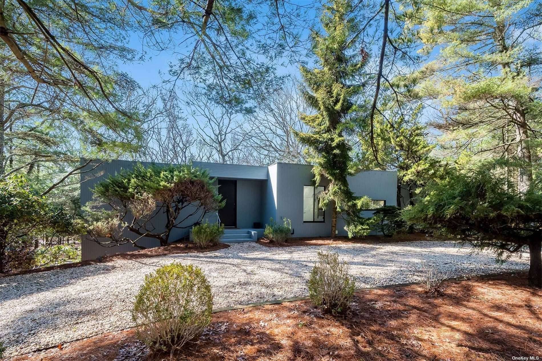 Recently updated and new to the rental market, this bright modern residence is secluded on 3.