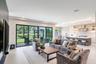 Lutron automated shades on most windows. Soffits throughout the house to hide shades.