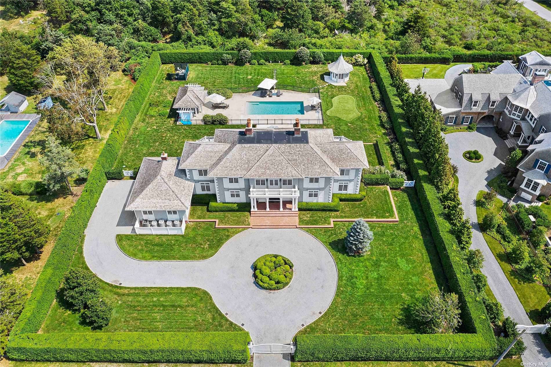 Located in one the premiere spots in Quogue South you'll find this stunning 6 bed 5 amp ; 1 2 bath traditional home built in 2007.