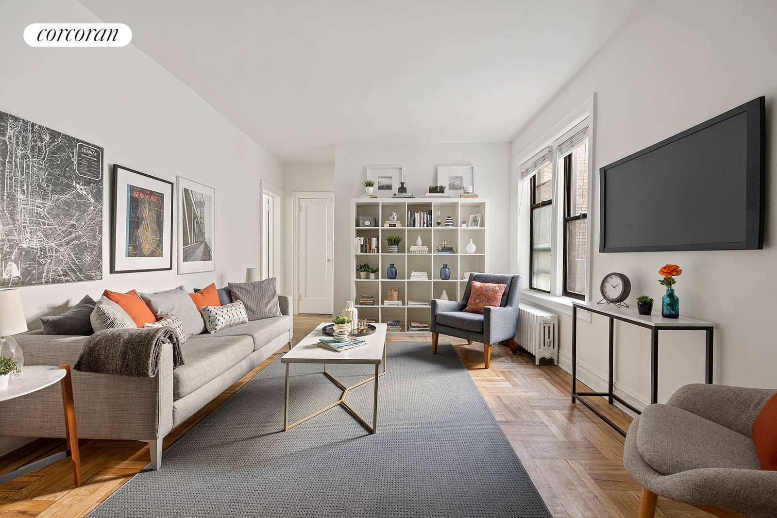 With a renovated kitchen and bathroom, this expansive pre war Park Slope CONDO is a rare fine !