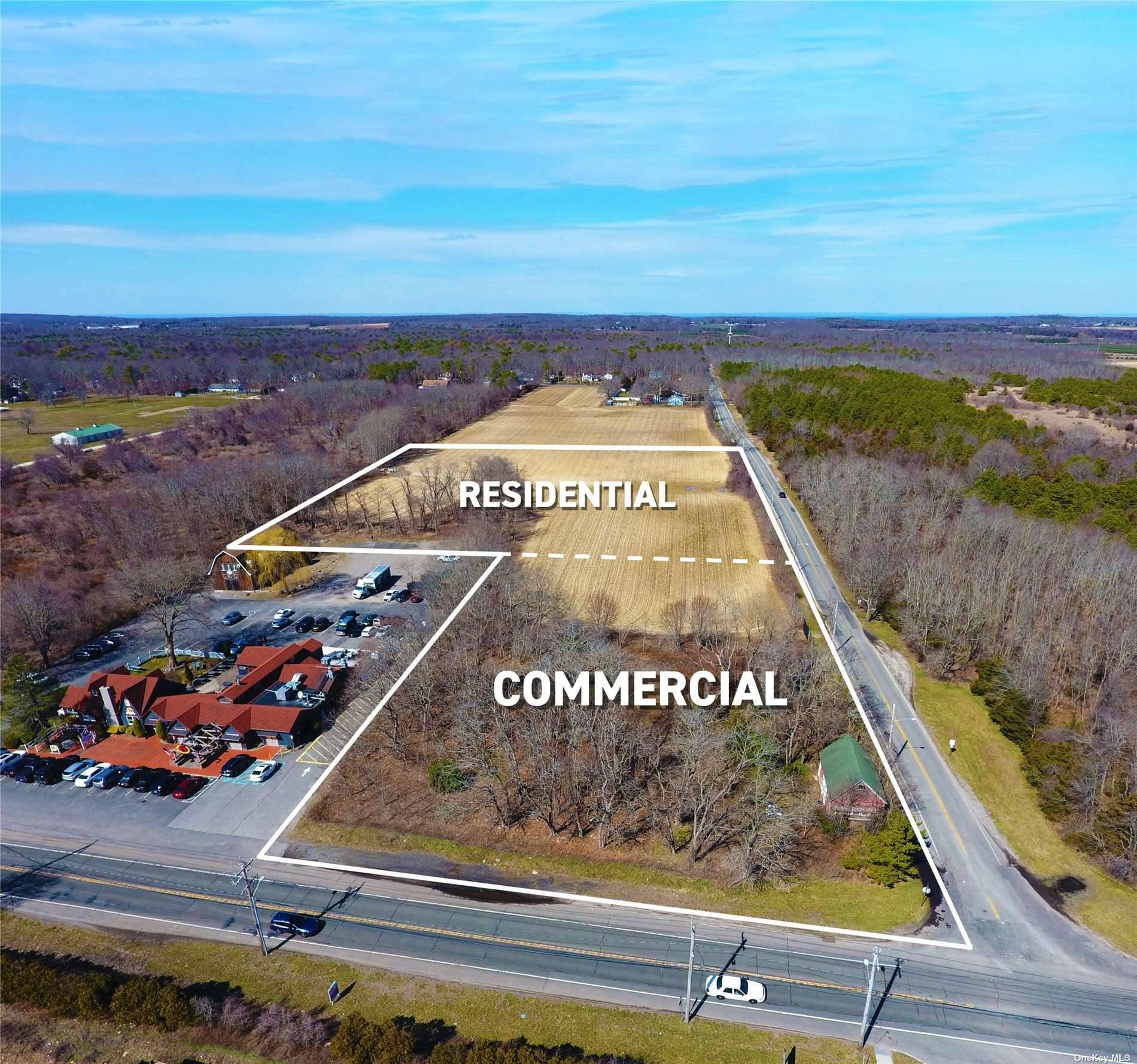 This Commercial property paired with residential land provides for many uses.