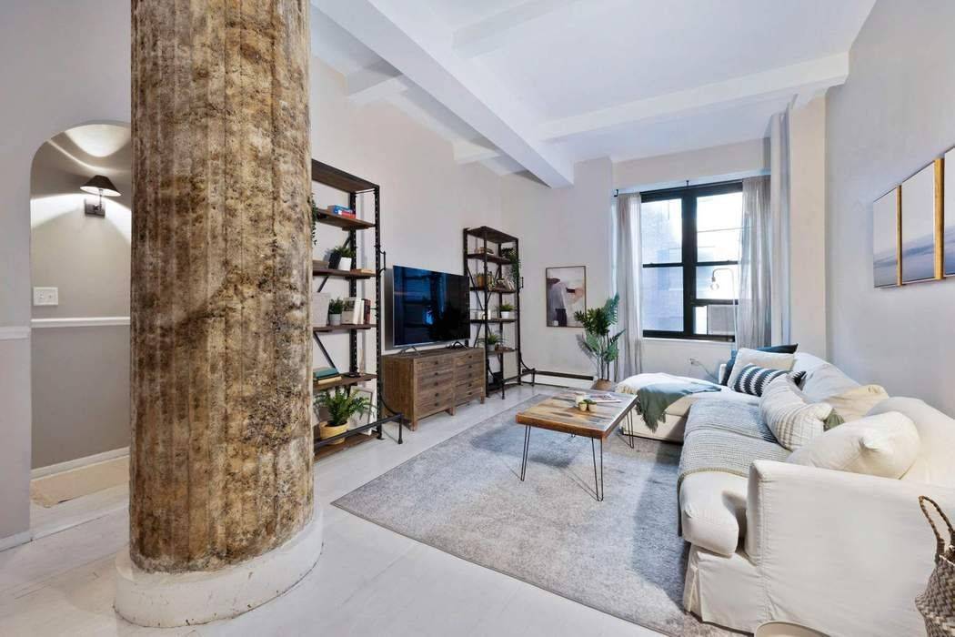 Located in the heart of Greenwich Village, this stunning one bedroom with separate office extra room boasts the unique charm of a true downtown, pre war loft with all the ...