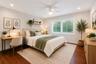 Staged 2nd floor bedroom