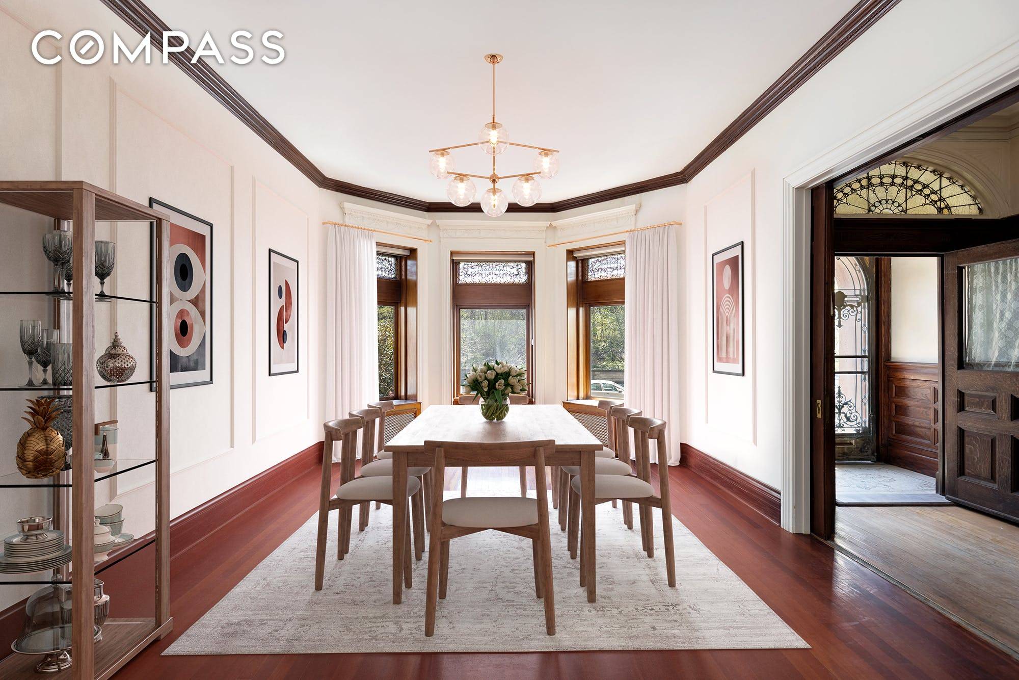 32 Prospect Park West is a rare opportunity to RENT the former Frank Squire House.