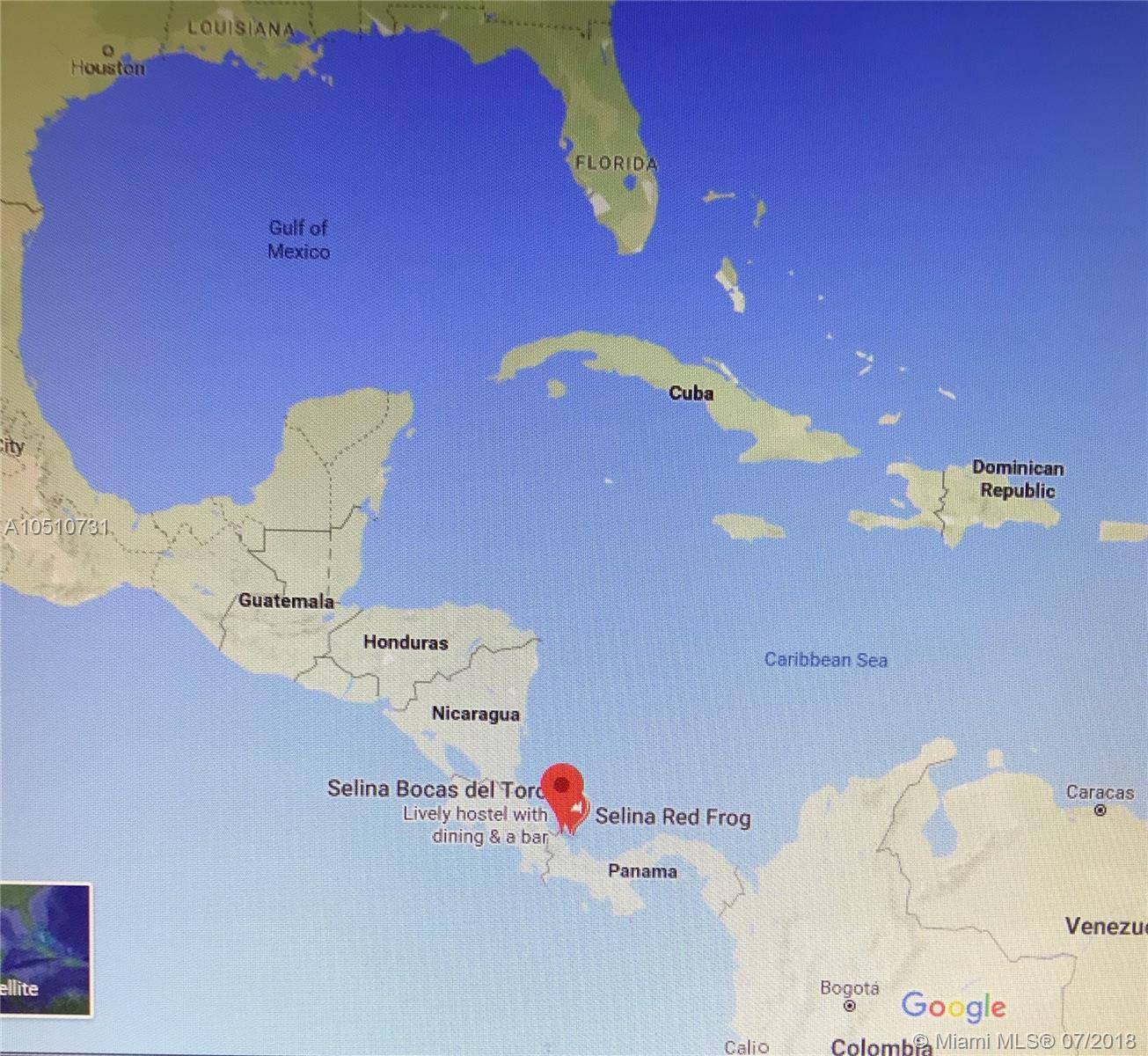 Exclusive Tropical Island in the Caribbean Sea, close to Panama City, Panama.