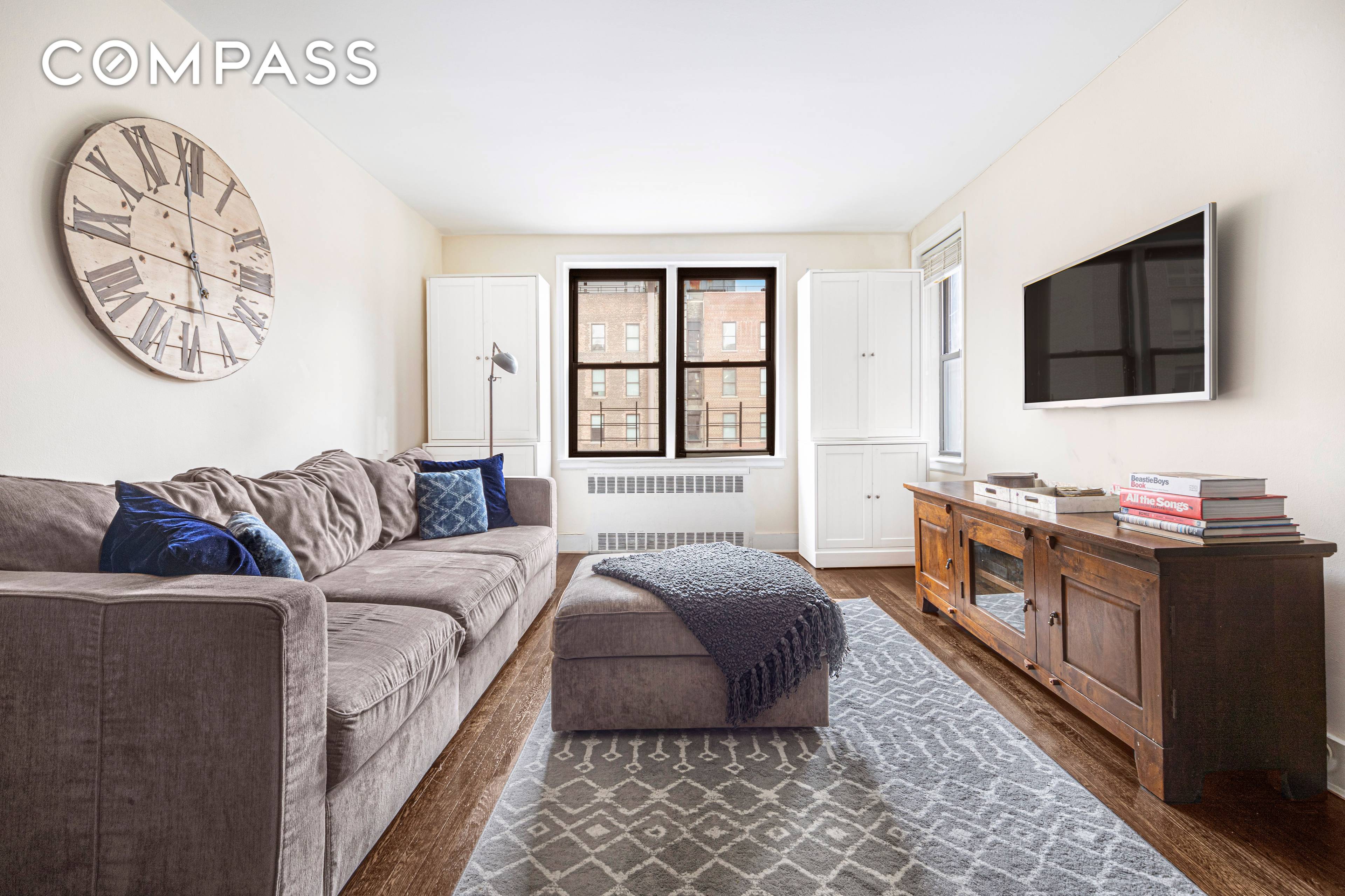 Airy, bright, and cheerful, this lovely dog friendly two bedroom home is located in an absolutely prime section of Greenwich Village close to Washington Square Park, NYU, Cooper Union, the ...