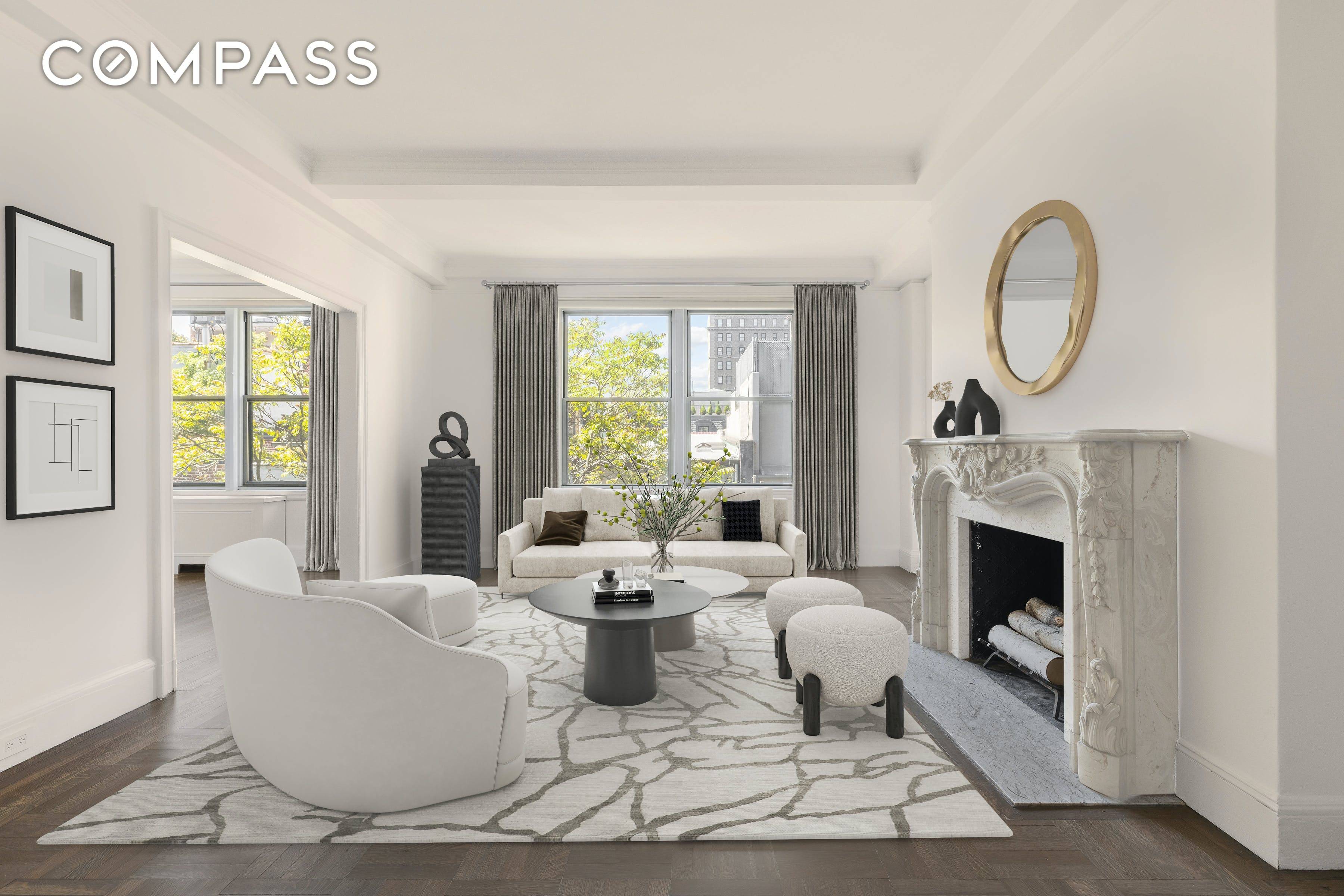 This classic six apartment is rich with elegant, old world charm and modern updates making it the perfect home in a peaceful upper east side neighborhood.
