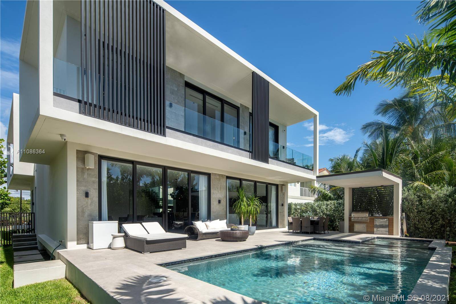 Modern waterfront living awaits you at this brand new furnished 6 Bedroom, 7 Bath residence.