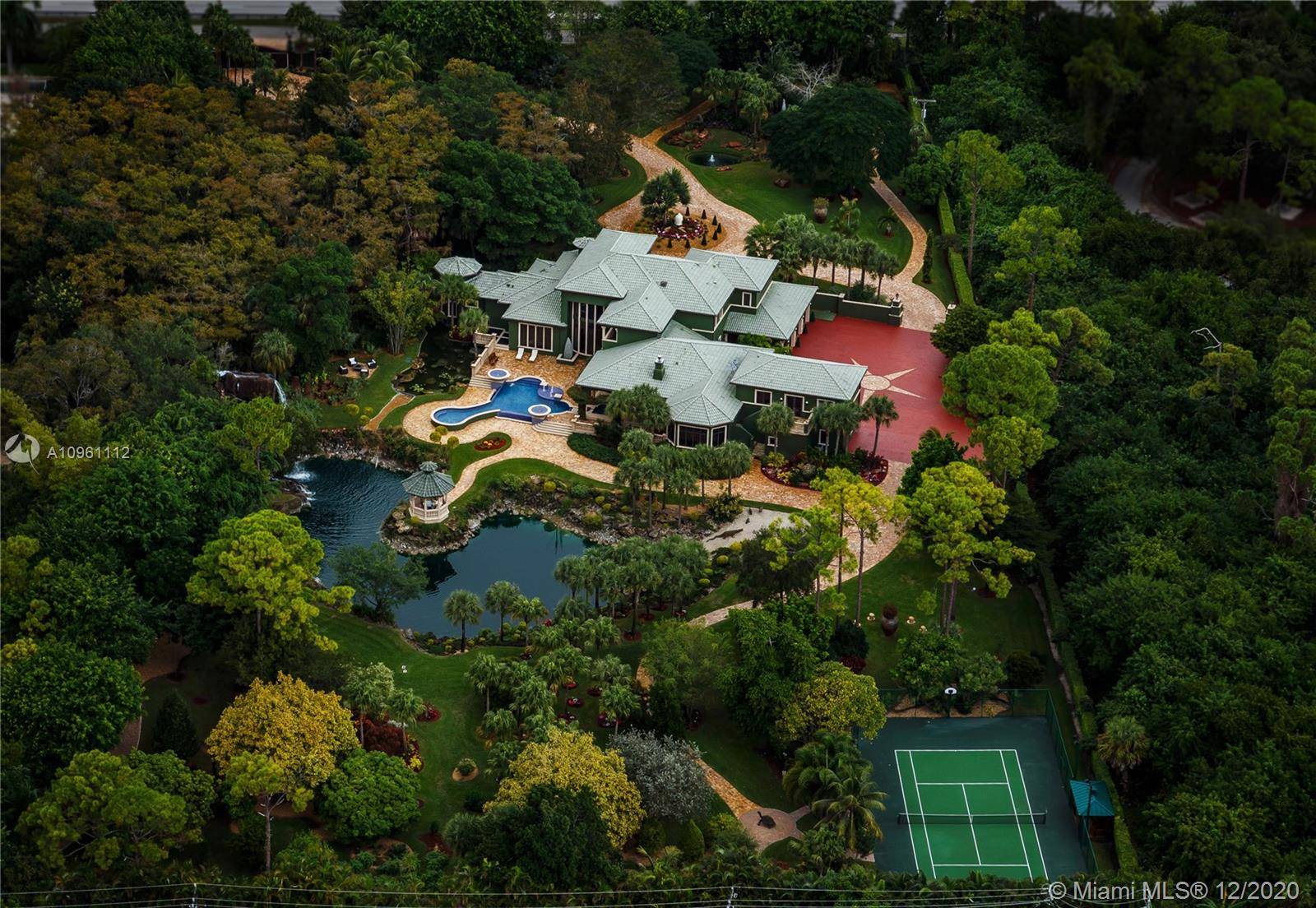 Presenting VILLA FLORENTYNA, a unique, 5 acres estate in the heart of south Florida.