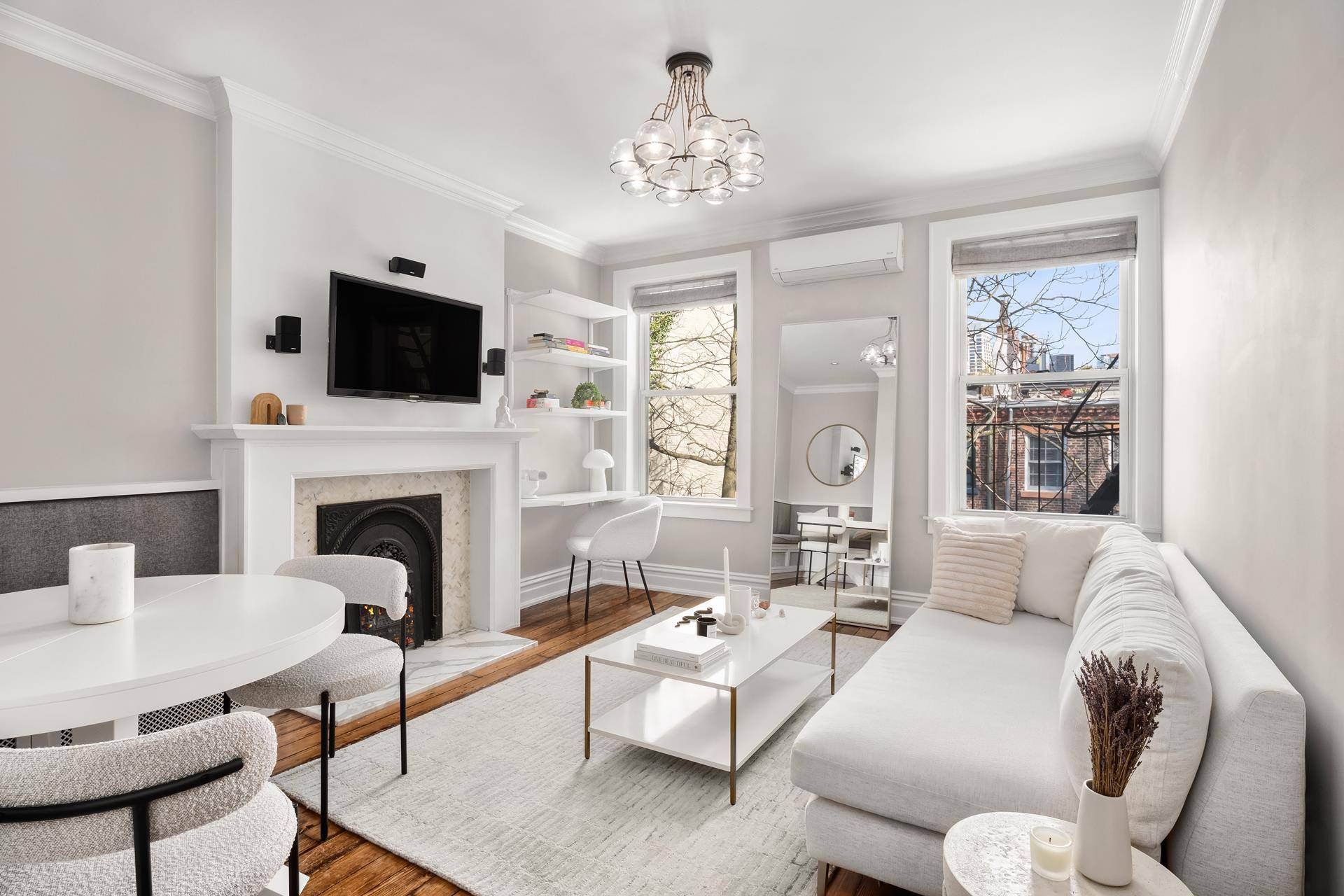 Welcome home to 343 West 12th Street 4B, where modern convenience meets historic West Village charm.