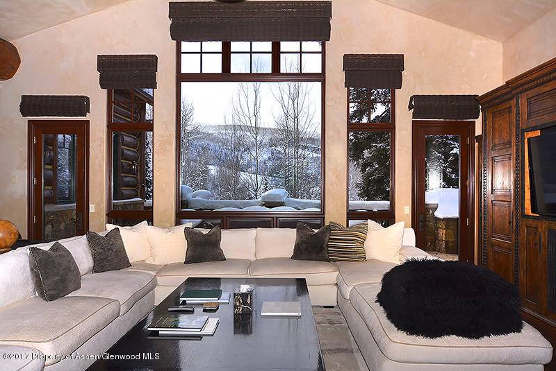 The unique blend of contemporary, custom and mountain decor make this five bedroom home in the coveted Pines neighborhood of Snowmass Village perfect for large groups and entertaining.