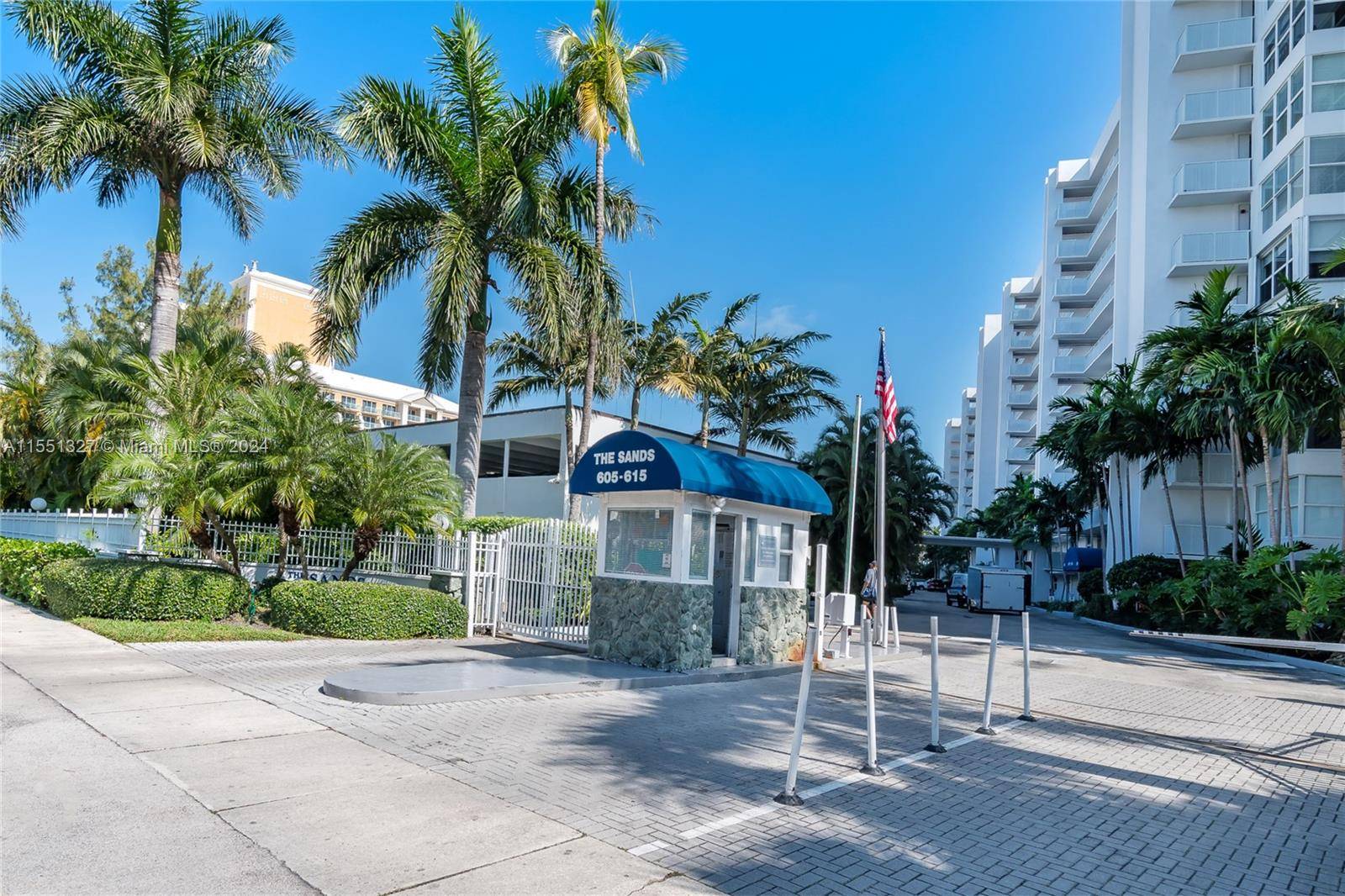 Direct ocean and beach front unit at the sought after Sands of Key Biscayne.