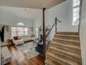 family room + stairs