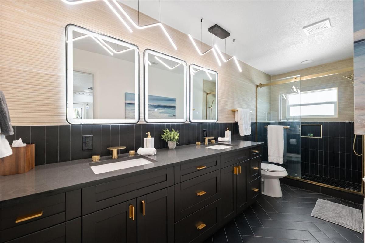 Beautifully updated bathrooms