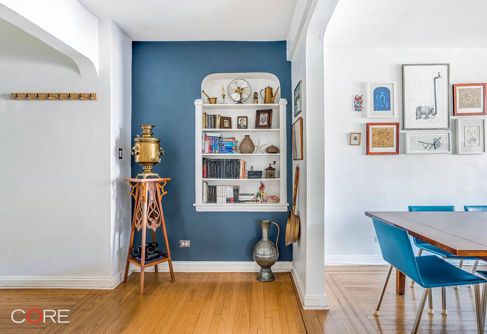 This massive and bright wraparound two bedroom, two bathroom home is perched on a high floor of a superbly located pre war co op in the heart of the Jackson ...