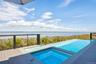 Built in Spa -Heated Gunite Infinity edge saltwater pool