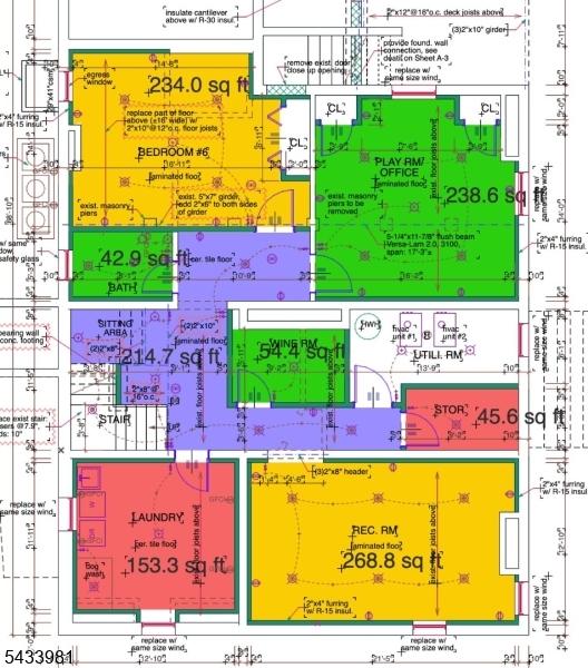 Basement floor plan