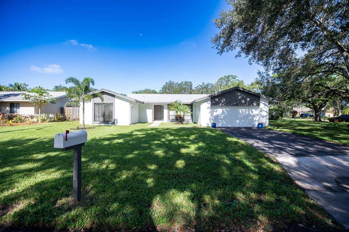 Welcome to this beautifully updated 3 bedroom, 2 bathroom home on a spacious corner lot in one of Cooper City's most sought after neighborhoods !