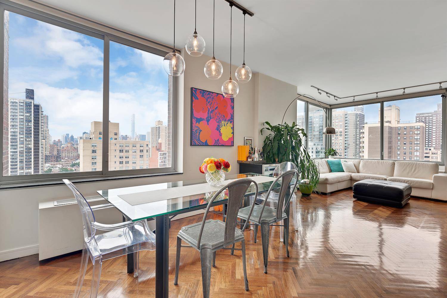Two bedroom Condo with open South and West city views and in unit washer and dryer in an amenity driven Upper East Side condominium.