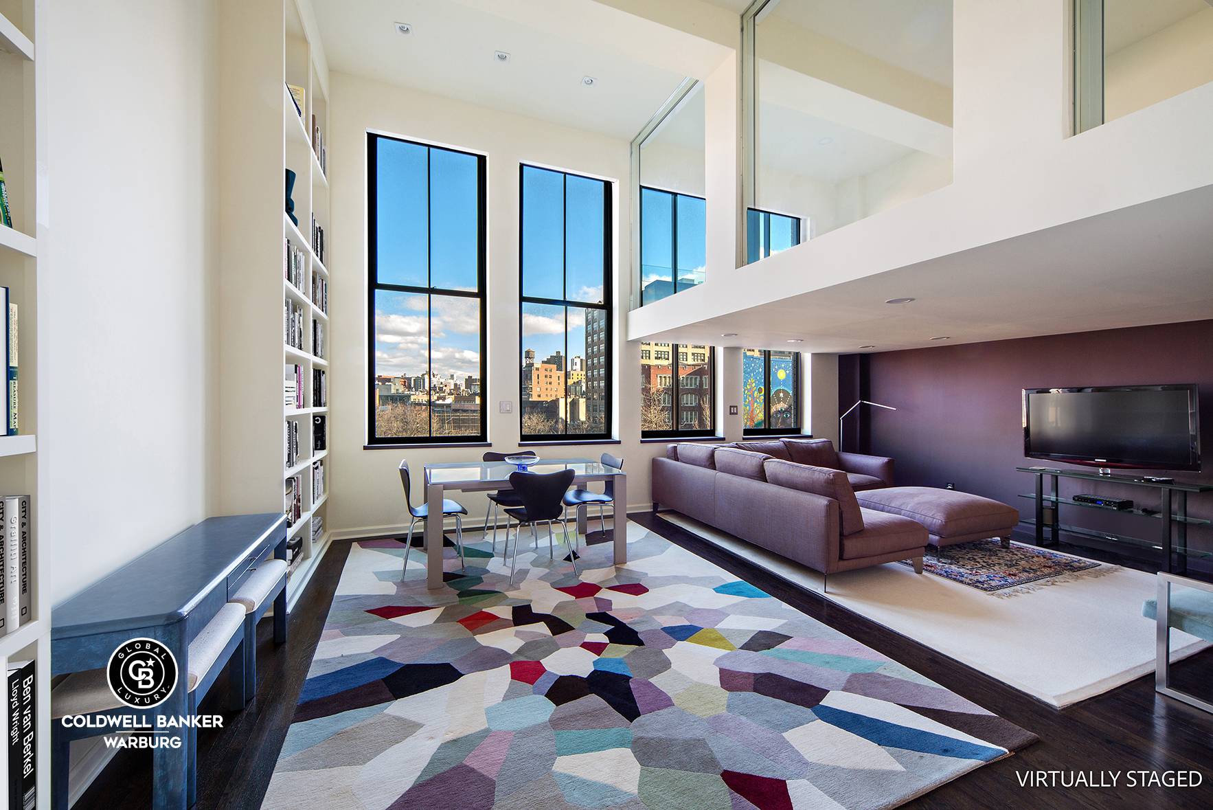 WEST VILLAGE MINT DESIGNER CONDO This 1550 square foot designer duplex condo with breathtaking views over J.
