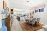 Elegant Dining Area Flowing Seamlessly into the Kitchen