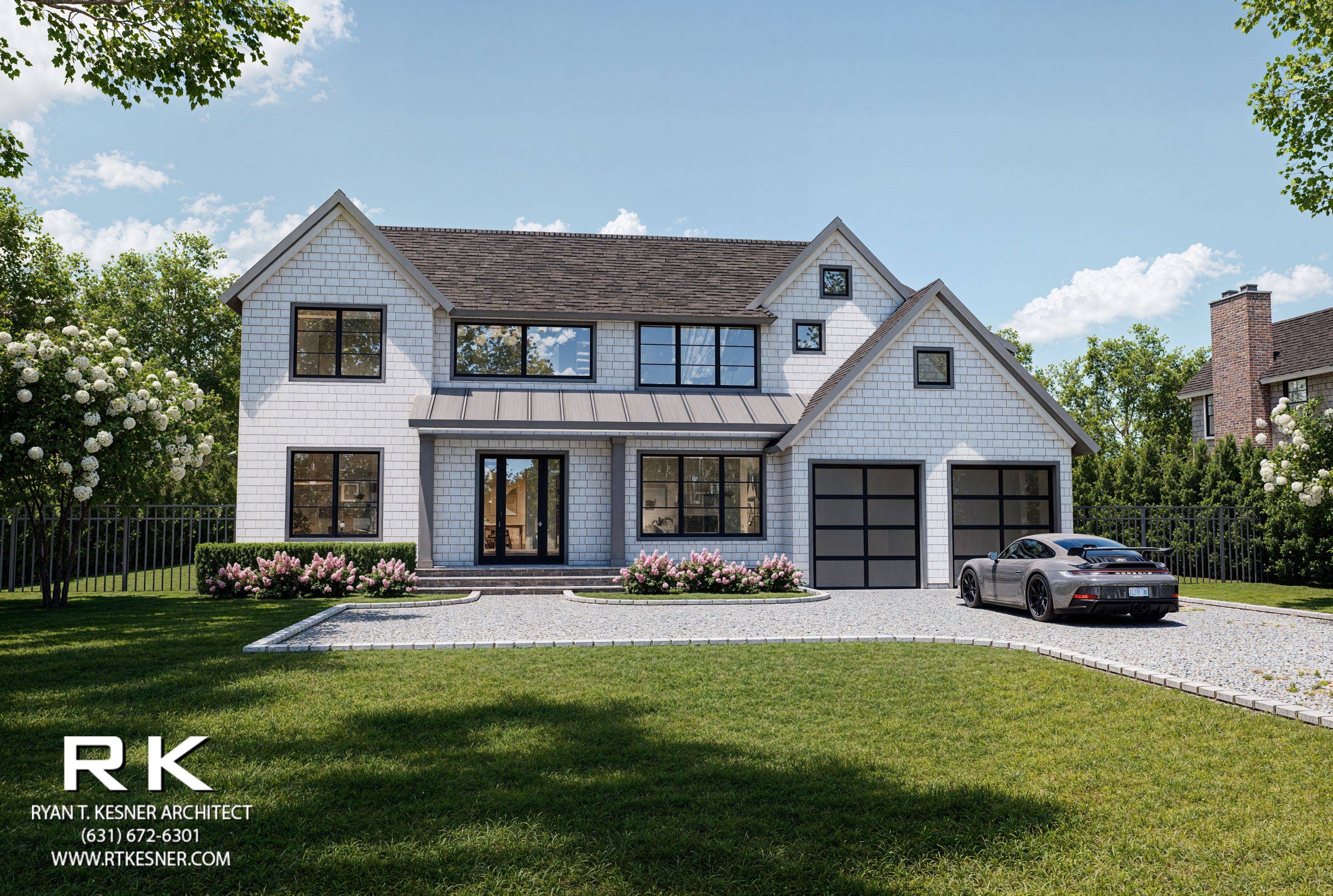 Southampton New Construction - Peconic Bay Beach Access